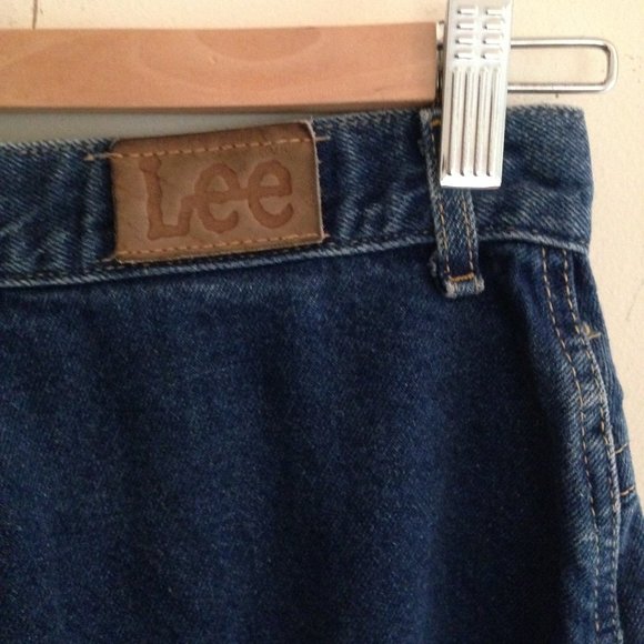 Vintage Lee High Waist Mom Jeans Pleated - Picture 5 of 5